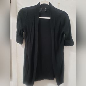 Black sweater with 3/4 sleeves